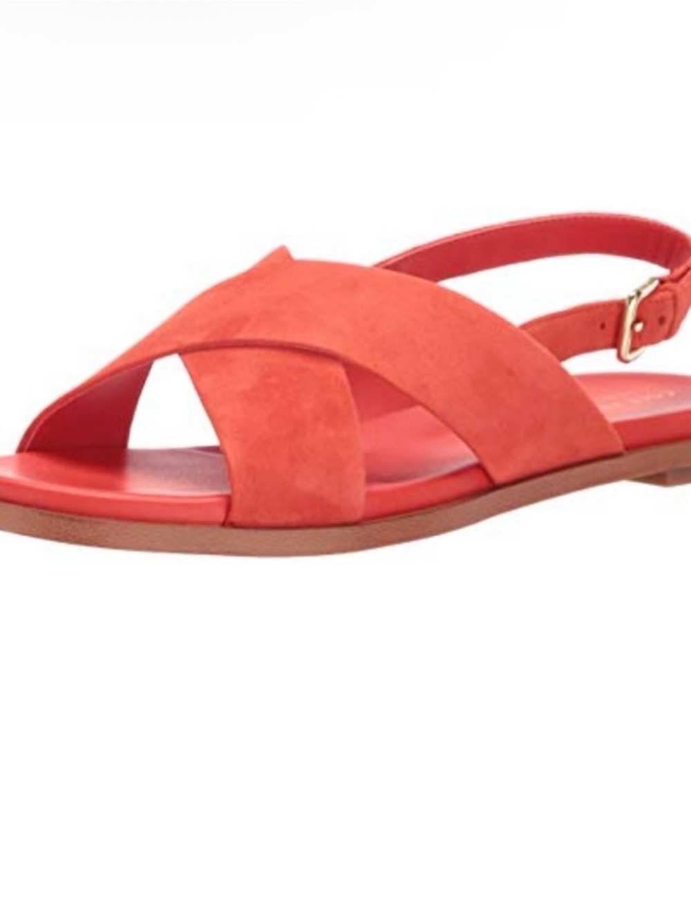 Women’s Cole Haan Grand 360 coral Suede Cross-Strap Sandal